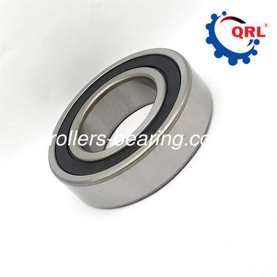 62213-2RS หมุนลูกกลองลําดับเดียวที่มีช่องลึก มีรัด 65x120x31mm