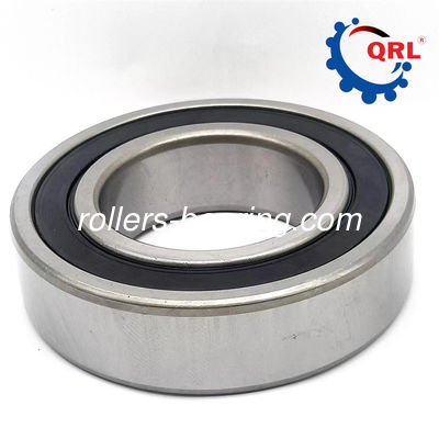 62213-2RS หมุนลูกกลองลําดับเดียวที่มีช่องลึก มีรัด 65x120x31mm